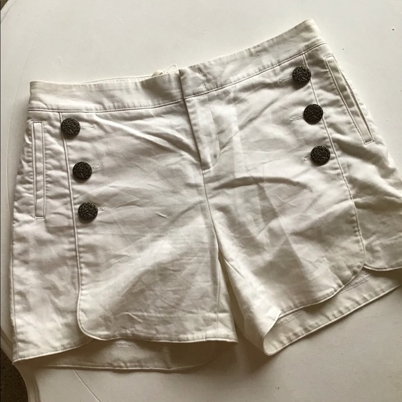 Pants - Cream Anthropologie shorts